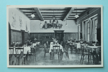 Ansichtskarte AK Bas Köstritz 1930-1950 Hotel Goldener Löwe Saal Möbel Ortsansicht Architektur Thüringen
